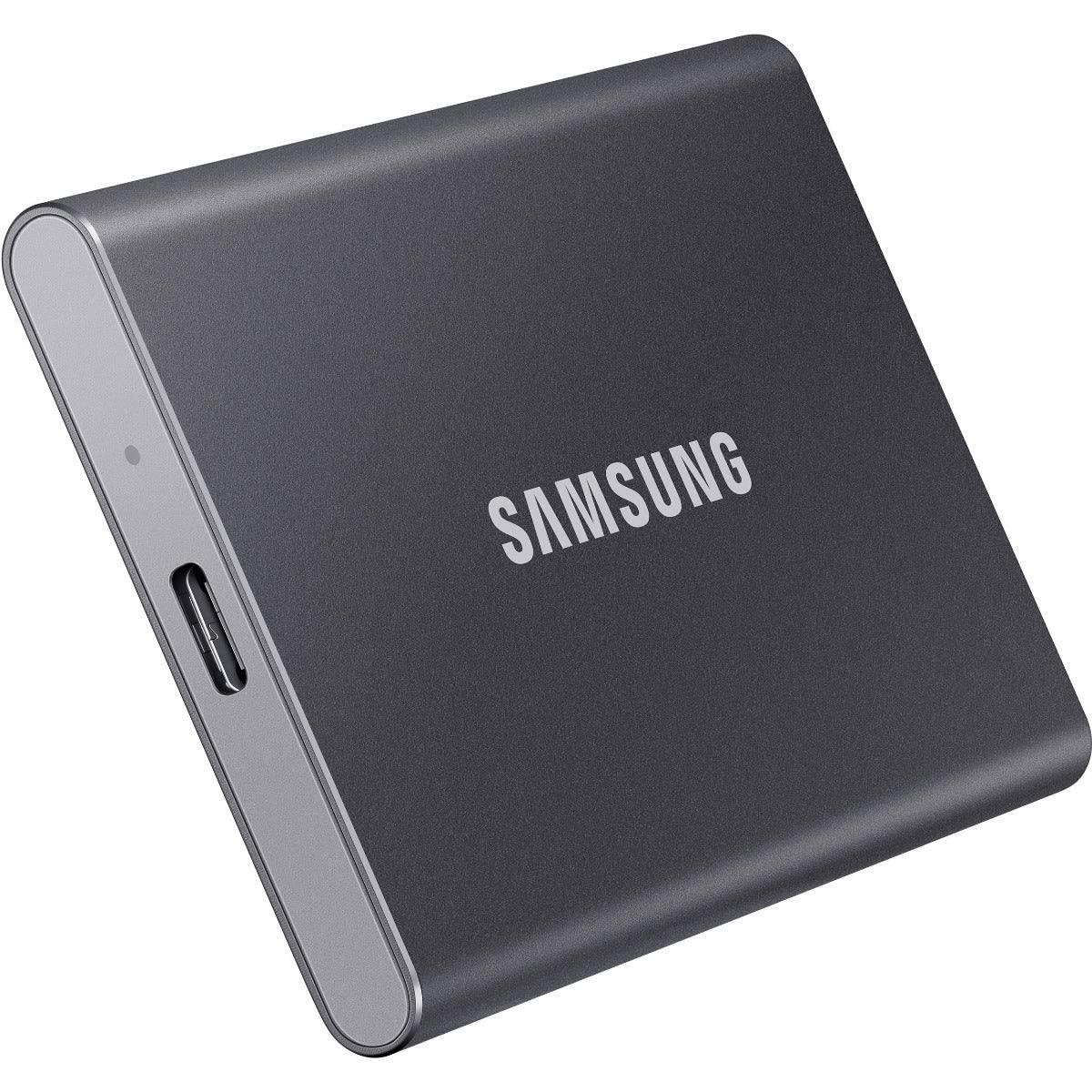 Samsung T7 Portable SSD - 1 TB - USB 3.2 Gen.2 External SSD Titanium Grey (MU-PC1T0T/WW