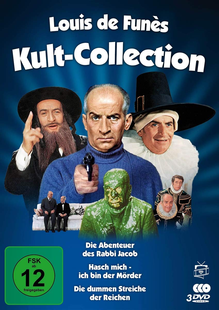 Louis de Funes - Kult-Collection (Hasch mich - ich bin der Mörder / Die Abenteuer des Rabbi Jacob / Die dummen Streiche der Reichen)