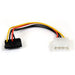 StarTech.com 6in 4 Pin LP4 to Right Angle SATA Power Cable Adapter - LP4 to SATA - 6in LP4 to SATA Cable - 4 pin to SATA (SATAPOWADAPR