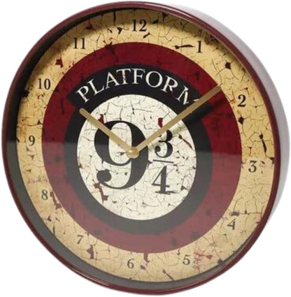 Harry Potter Platform 9¾ 10" Wall Clock in Gift Box-Official Merchandise, Multi-Coloured