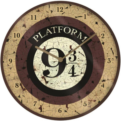 Harry Potter Platform 9¾ 10" Wall Clock in Gift Box-Official Merchandise, Multi-Coloured
