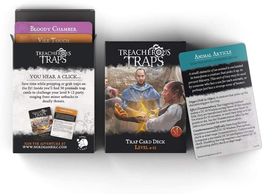 Treacherous Traps Deck Level 9-12 (5E