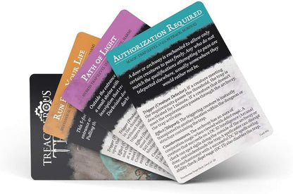 Dungeons and Dragons 5th Edition Deck of Cards – Treacherous Trap Deck: Lvl 17-20 by Nord Games – 50 Cards - Games for Adults and Kids – DND Books – Gaming Accessories - Compatible with D&D 5e