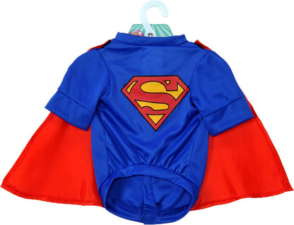 Rubie's Adult DC Comics Pet Costume, Small, Superman Party Supplies, Multicolor, S Neck 12 Girth 17 Back 11 UK