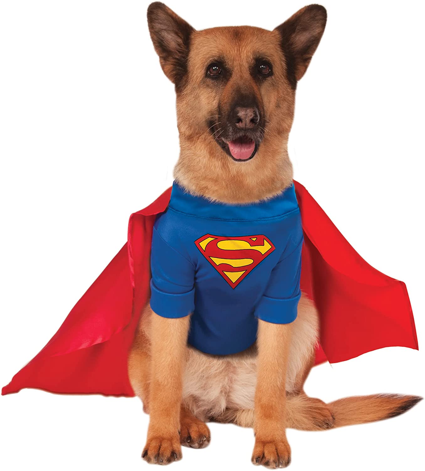 Rubie's Adult DC Comics Pet Costume, Small, Superman Party Supplies, Multicolor, S Neck 12 Girth 17 Back 11 UK