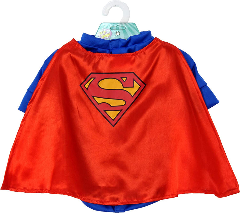 Rubie's Adult DC Comics Pet Costume, Small, Superman Party Supplies, Multicolor, S Neck 12 Girth 17 Back 11 UK
