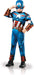 Rubie's Official Marvel Avengers Captain America Deluxe Childs Costume, Kids Superhero Fancy Dress
