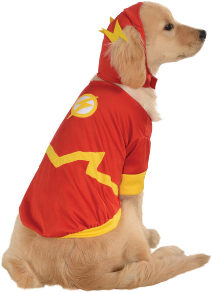 Offizielles Rubie's DC Comic Flash Hundekostüm, Superheldengeschenk, Größe: klein.