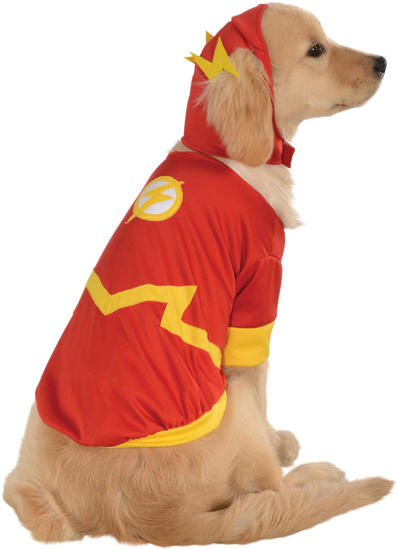 Offizielles Rubie's DC Comic Flash Hundekostüm, Superheldengeschenk, Größe: klein.