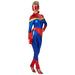 Rubie's Official Captain Marvel Costume, Ladies, Large