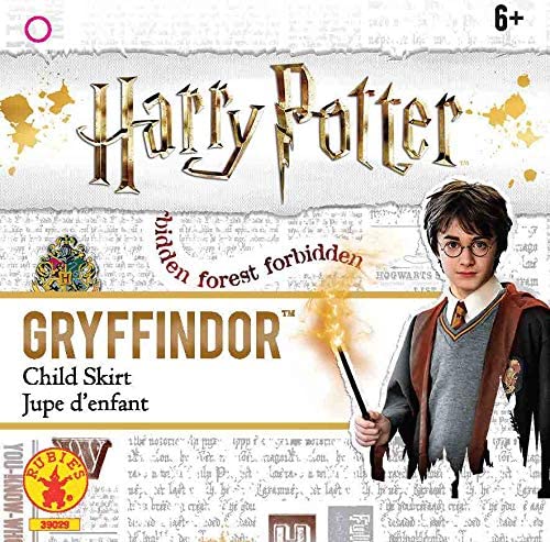 Rubie's Official Harry Potter Gryffindor Costume Skirt, Childs One Size Approx Age 5 - 7 Years 5-7 Years