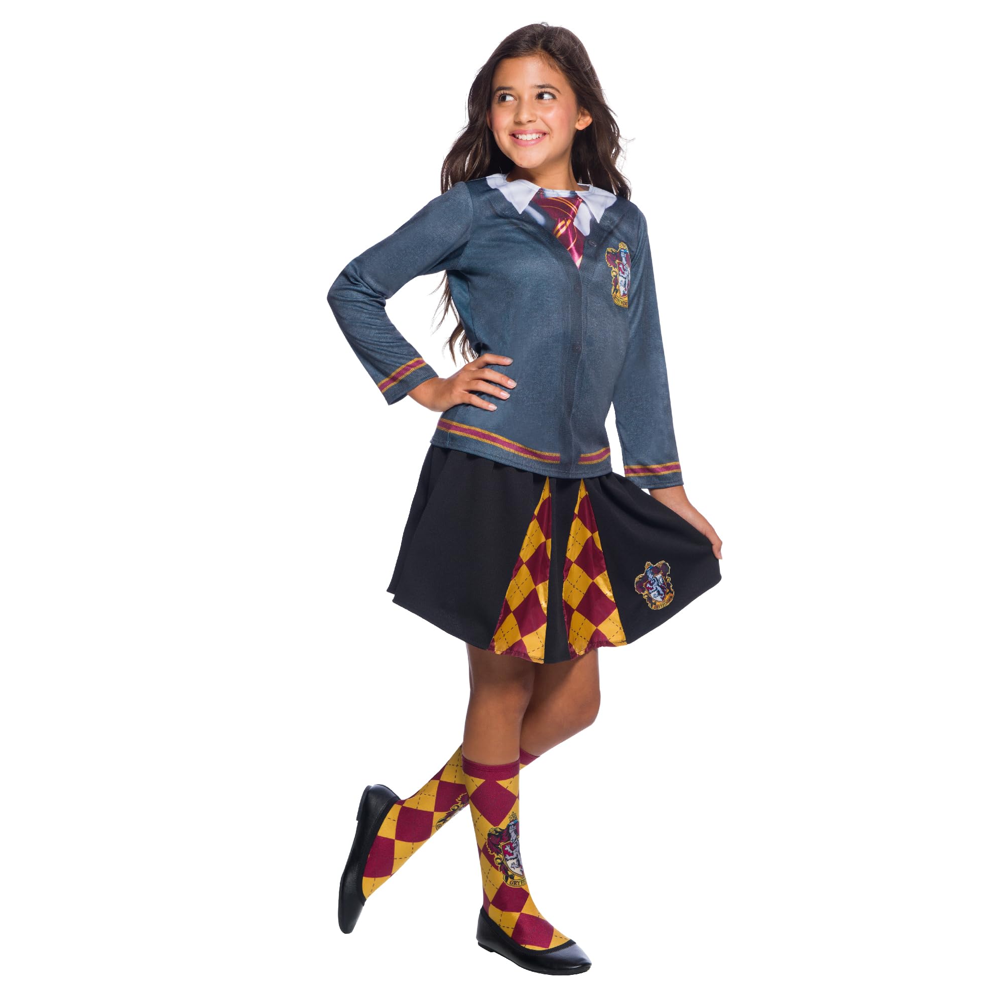 Rubie's Official Harry Potter Gryffindor Costume Skirt, Childs One Size Approx Age 5 - 7 Years 5-7 Years