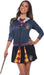 Rubie's Official Harry Potter House Skirt, Ladies Fancy Dress One Size