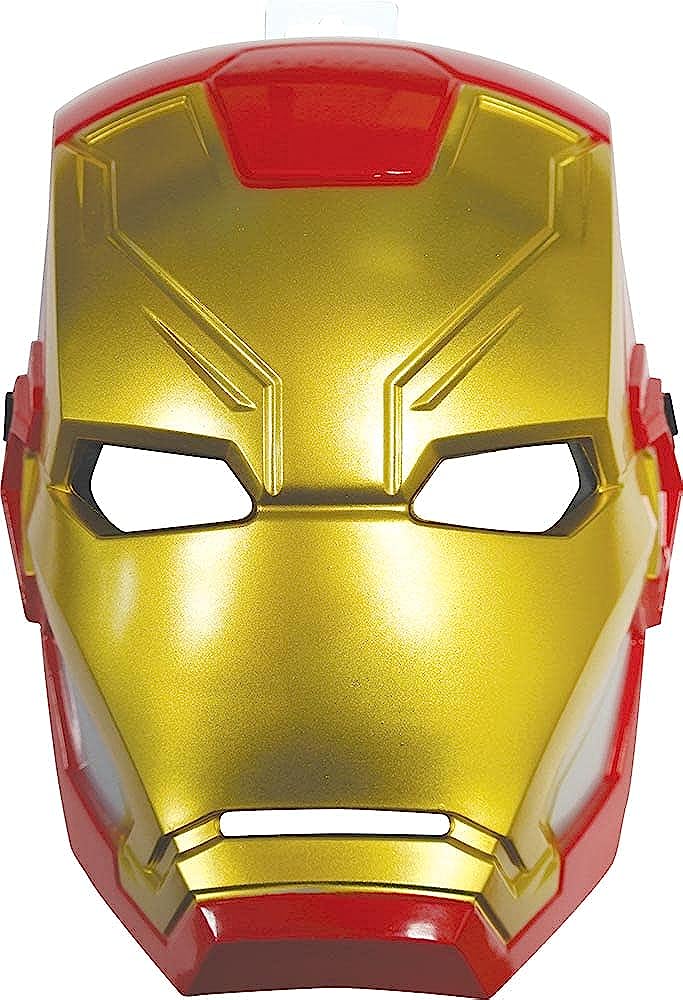 Avengers - Máscara de Iron Man para niño, Talla única infantil (Rubie's 39216