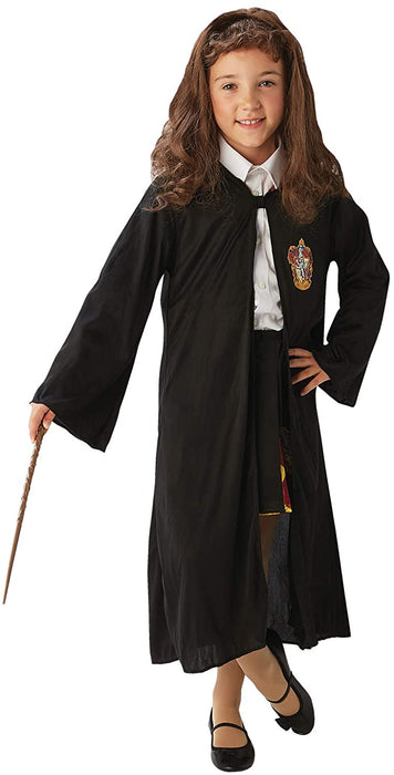 Rubie's Official Harry Potter Gryffindor Deluxe Robe Costume with Wand and Glasses, Kids Fancy Dress