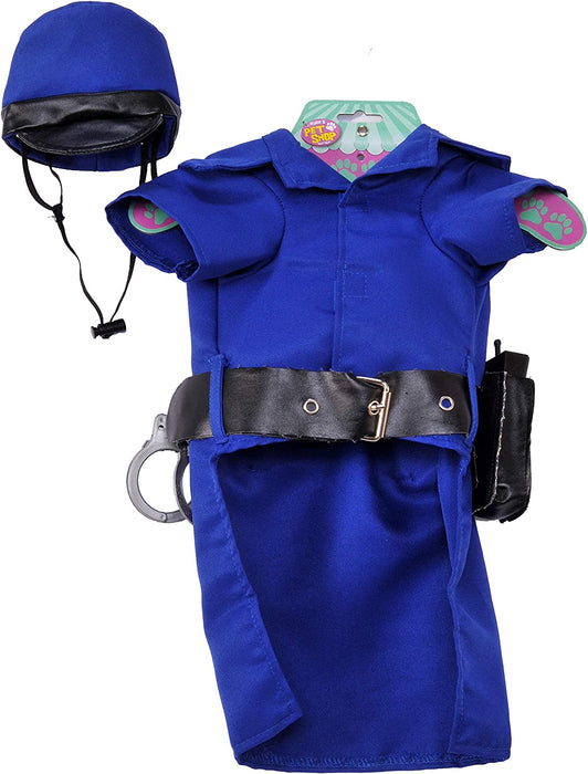 Rubie's 885945X Official Pet Dog Police Costume, Blue