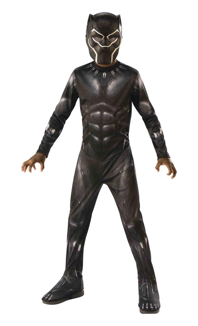 Rubie's Official Marvel Avengers Endgame Black Panther Classic Childs Costume, Kids Superhero Fancy Dress