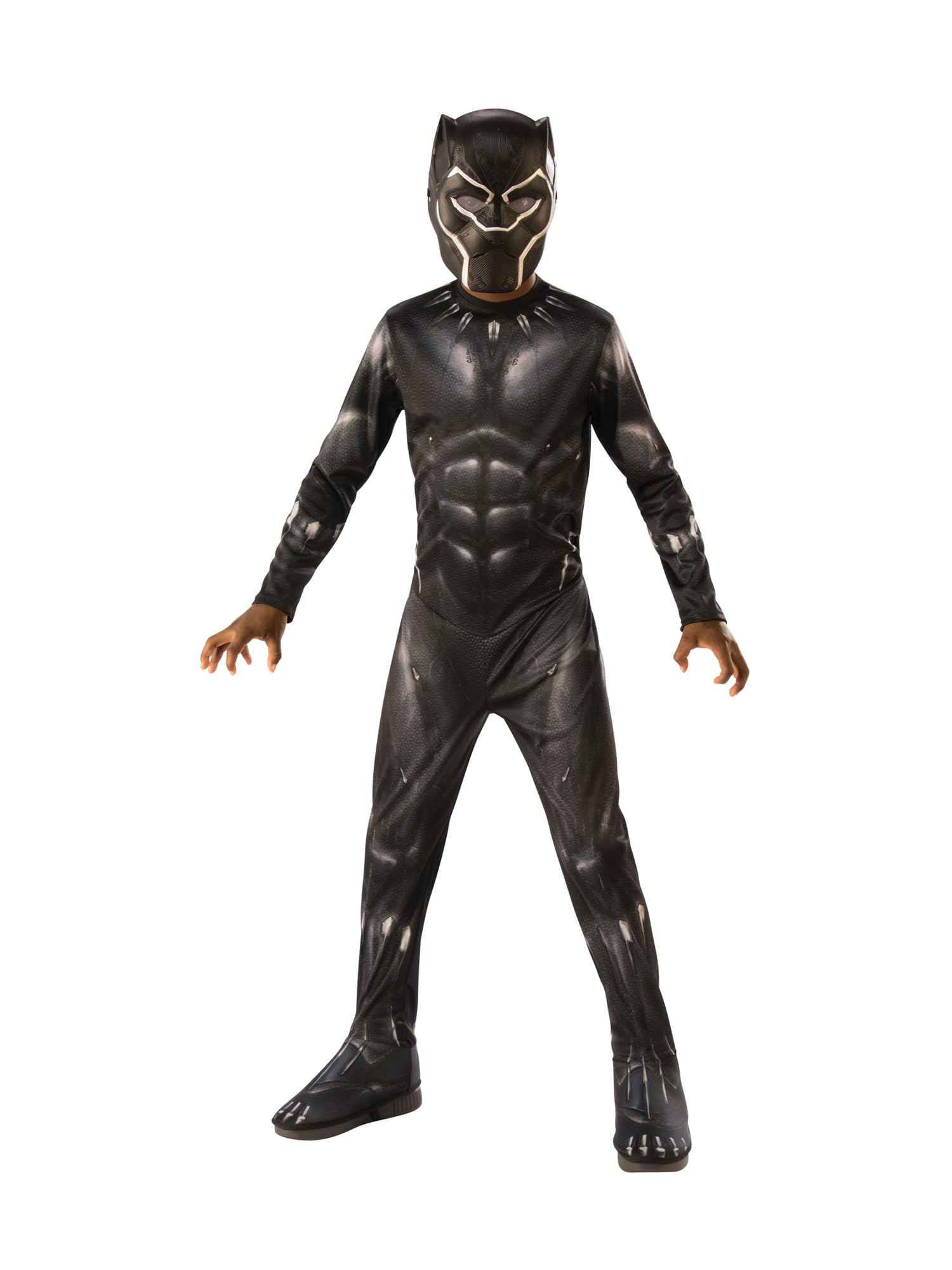 Rubie's Official Marvel Avengers Endgame Black Panther Classic Childs Costume, Kids Superhero Fancy Dress