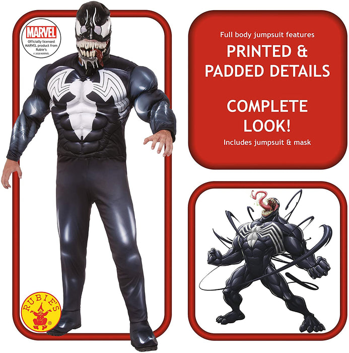 Rubie's Offizielles Disney Marvel Venom, Villian Deluxe Kostüm für Erwachsene