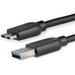 StarTech.com 2m 6ft Slim USB 3.0 A to Micro B Cable M/M - Mobile Charge Sync USB 3.0 Micro B Cable for Smartphones and Tablets (USB3AUB2MS