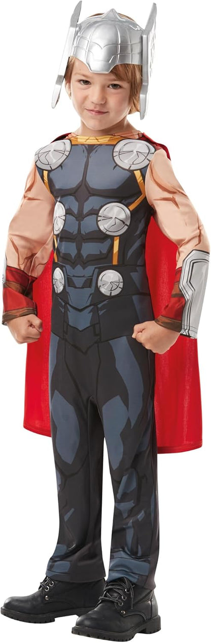Rubies- Marvel Classic Avengers Thor Costume Classique pour Enfant, garçons, Caricature, 640835M000, Multicolore