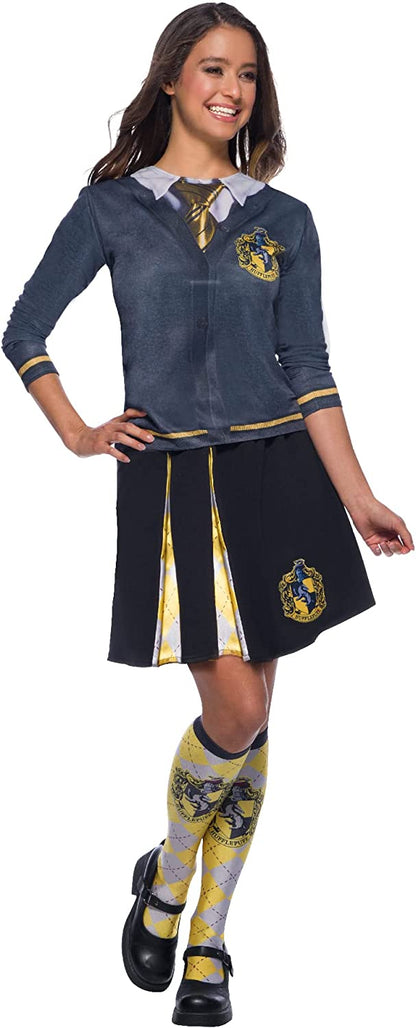 (CL)HUFFLEPUFF COSTUME TOP - FANCY DRESS COSTUME (SIZE: S)