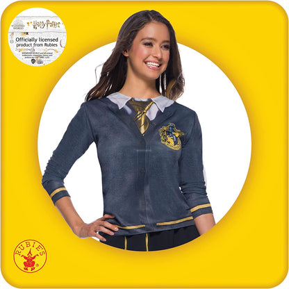 (CL)HUFFLEPUFF COSTUME TOP - FANCY DRESS COSTUME (SIZE: S)