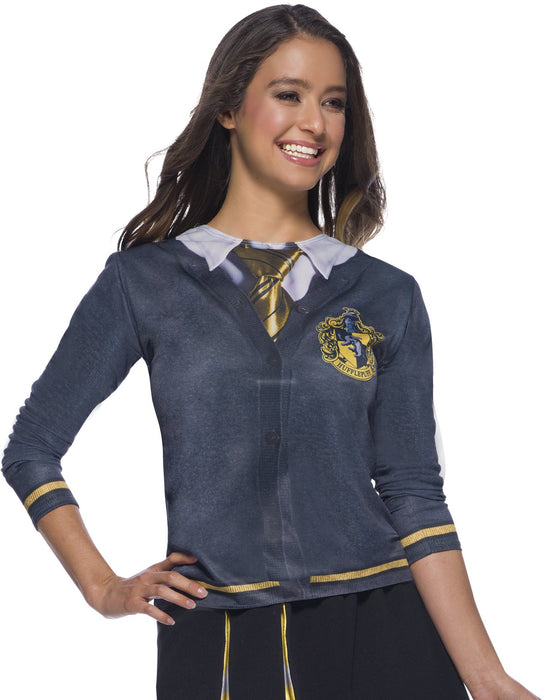 (CL)HUFFLEPUFF COSTUME TOP - FANCY DRESS COSTUME (SIZE: S)