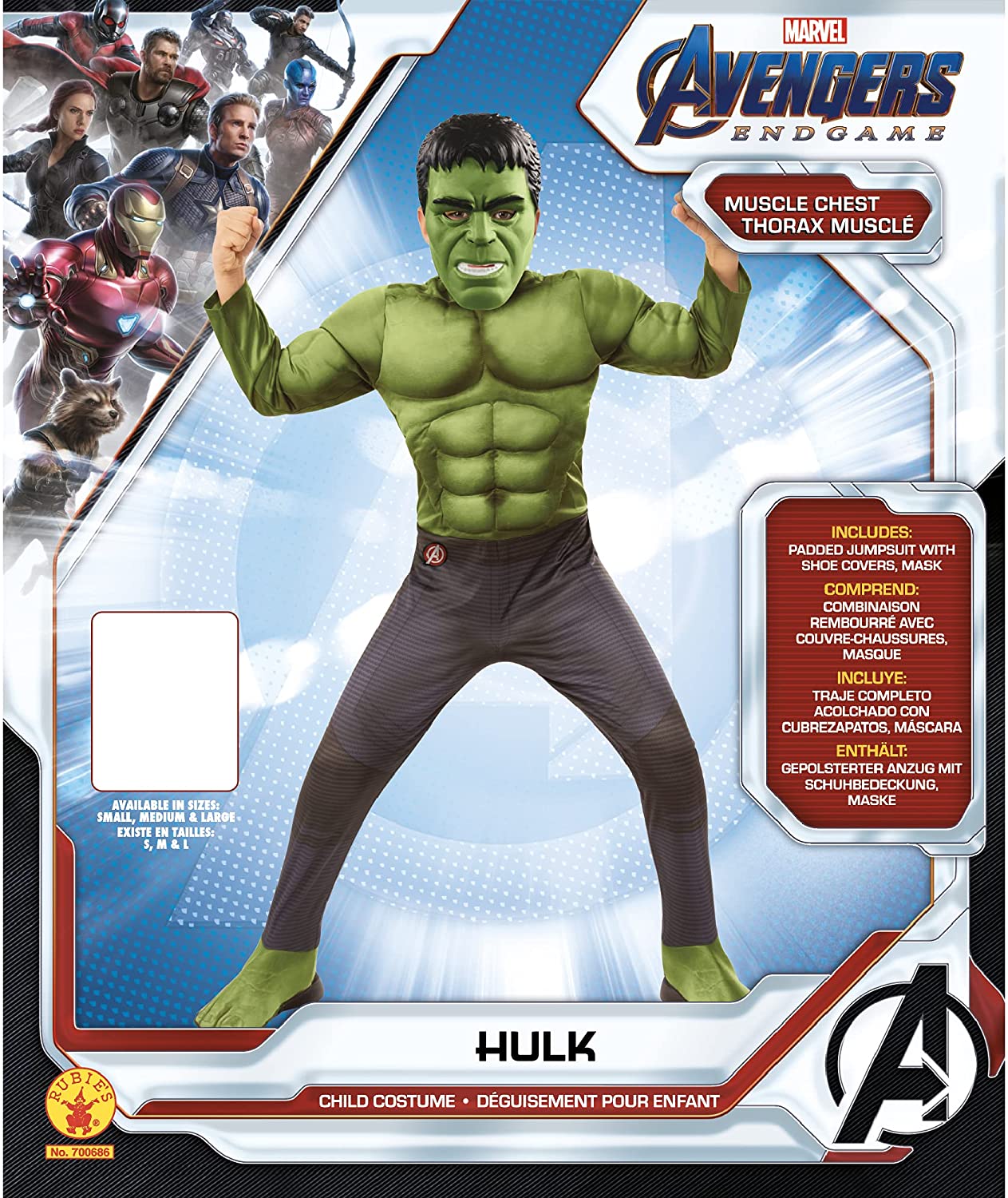 Rubies Avengers Disfraz. Niños