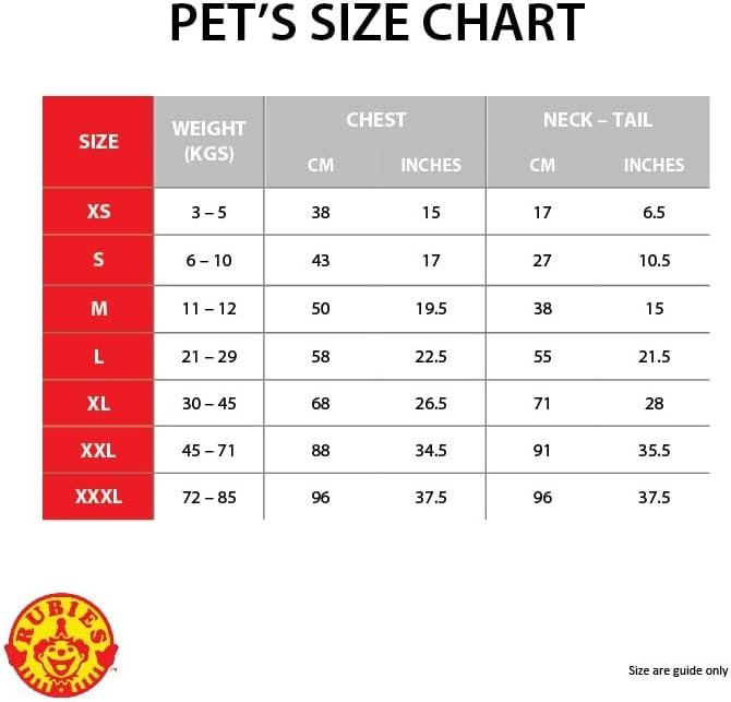 Rubie's Official Head on a Platter Pet Dog Costume, Dog Fancy Dress, Size Medium, 200 g