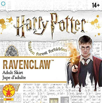 Rubie's Official Harry Potter House Skirt, Ladies Fancy Dress One Size NS Ravenclaw Skirt
