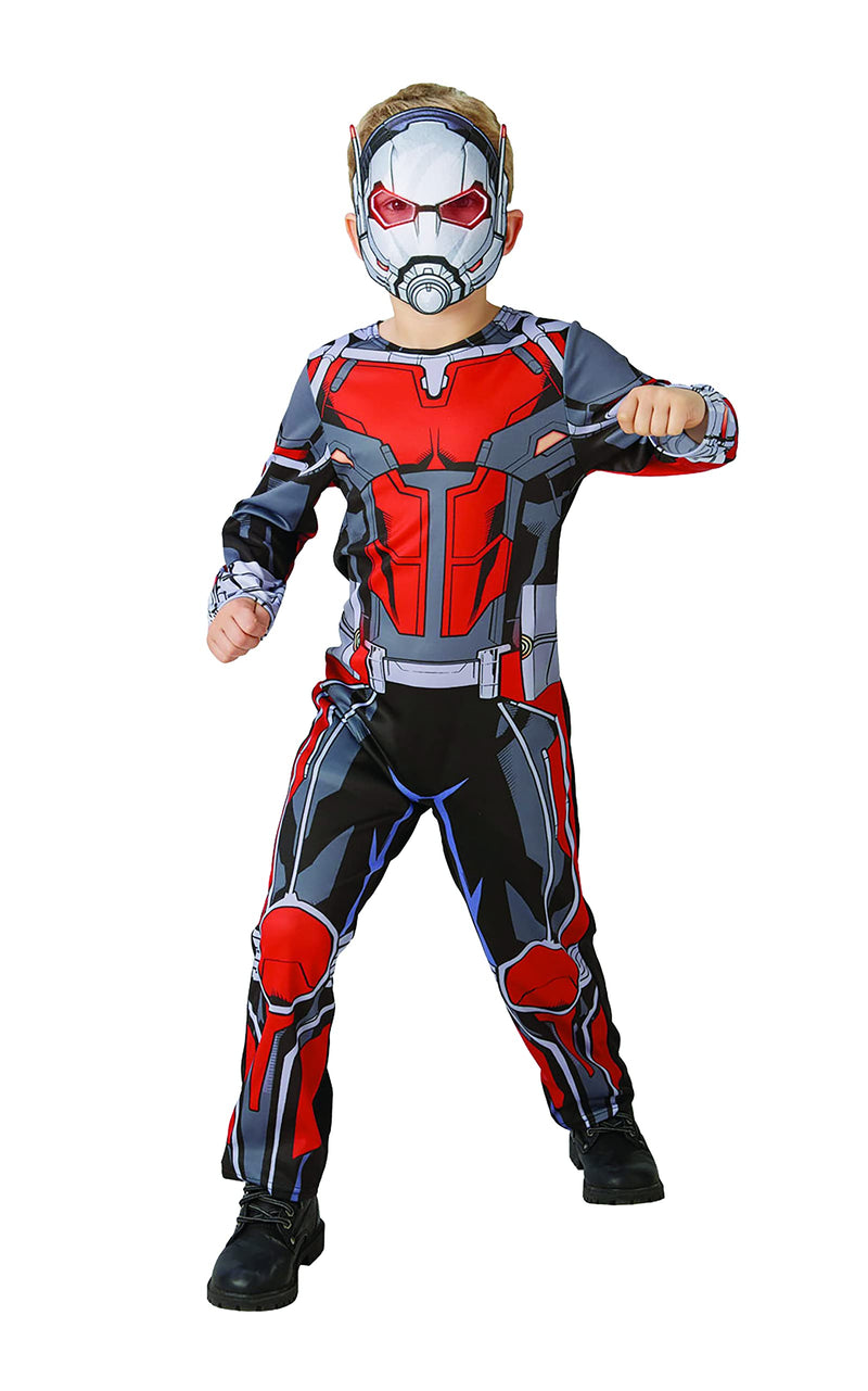 Rubie's Official Marvel Avengers Ant-Man Classic Childs Costume, Kids Superhero Fancy Dress