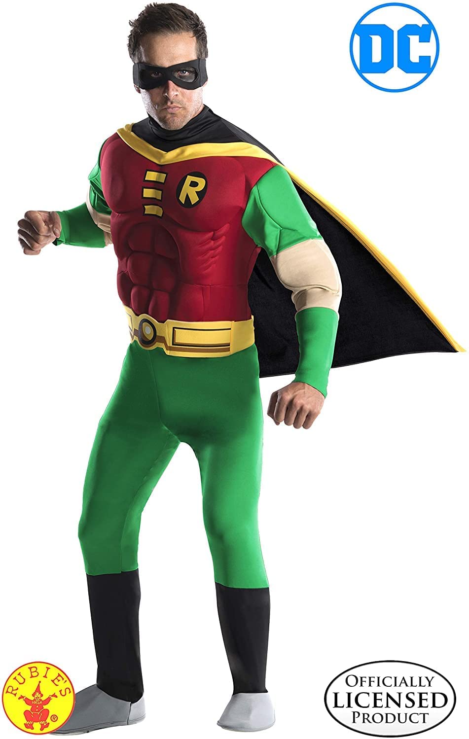 DC Comics Deluxe Muscle Chest Robin Adult Costume