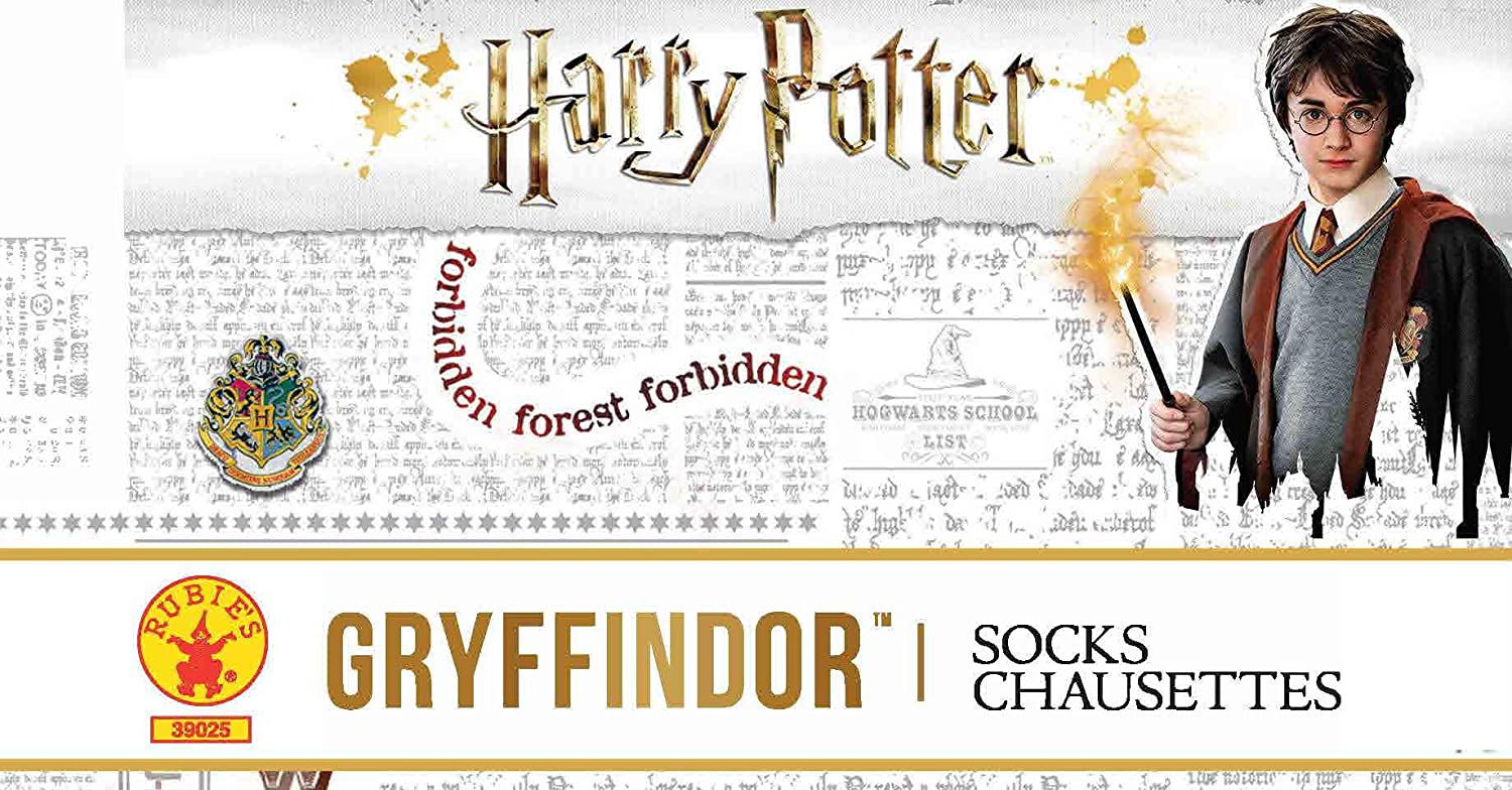 Rubie's Offizielle Harry Potter Haussocken, Kostümzubehör ab 6 Jahren