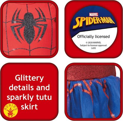Rubie's Official Marvel Spider-Girl Deluxe Childs Costume, Kids Superhero Fancy Dress