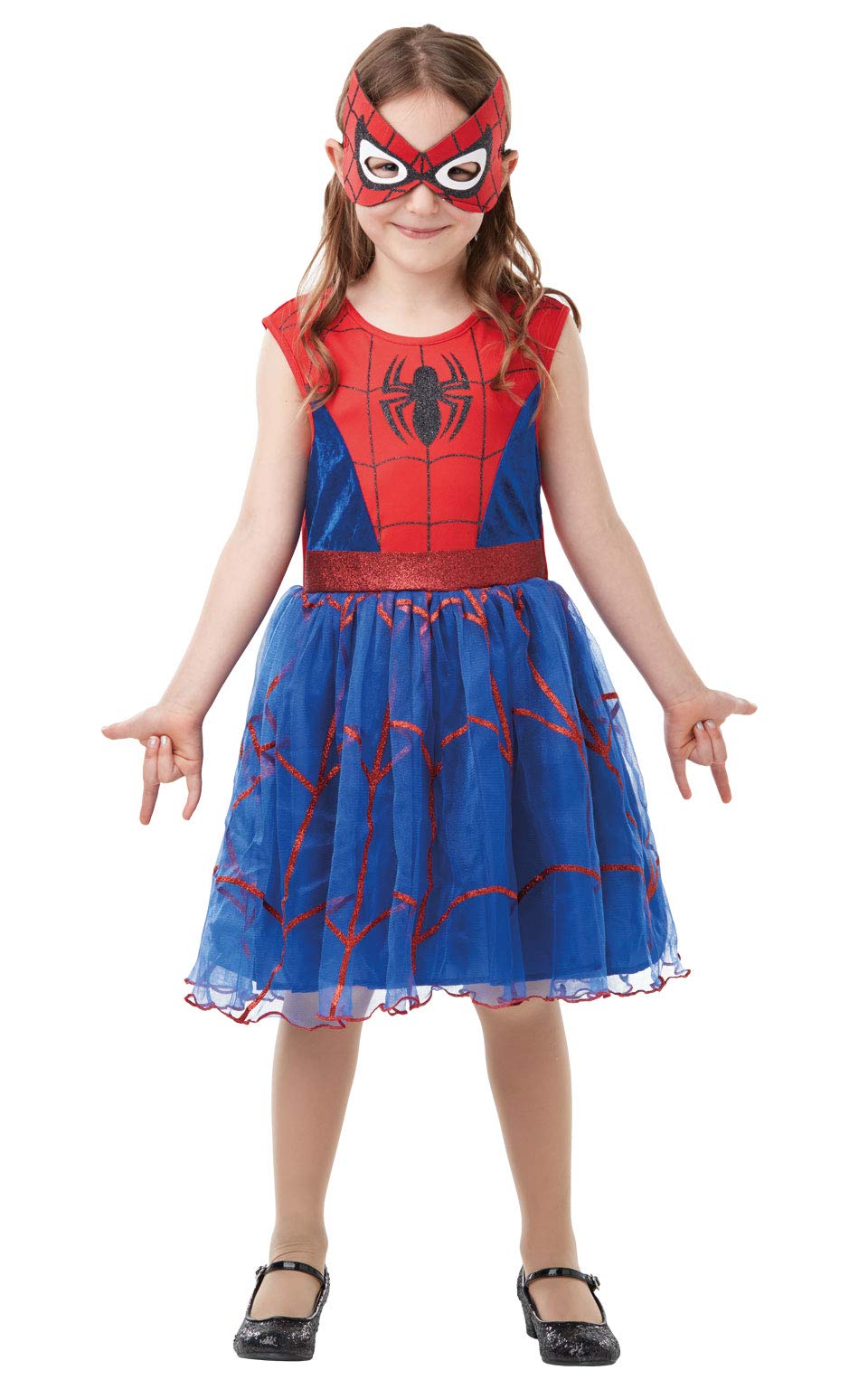 Rubie's Official Marvel Spider-Girl Deluxe Childs Costume, Kids Superhero Fancy Dress