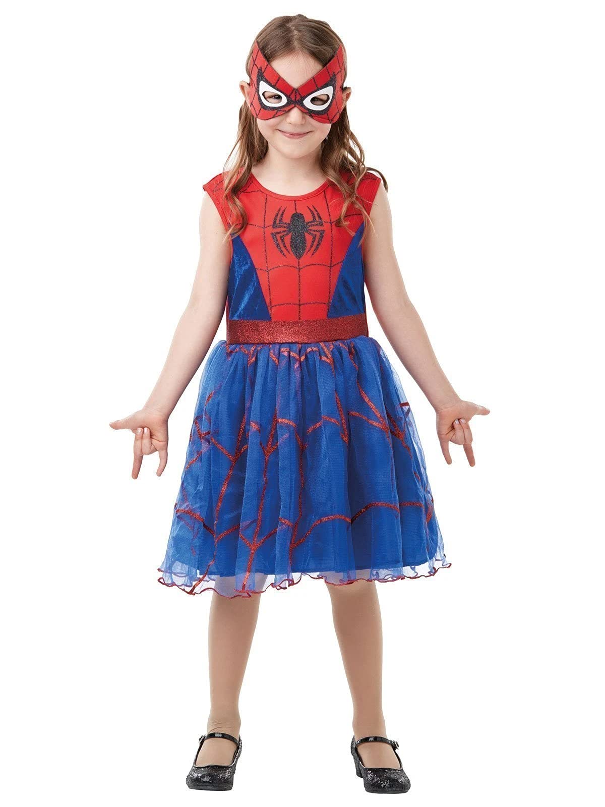 Rubie's Official Marvel Spider-Girl Deluxe Childs Costume, Kids Superhero Fancy Dress