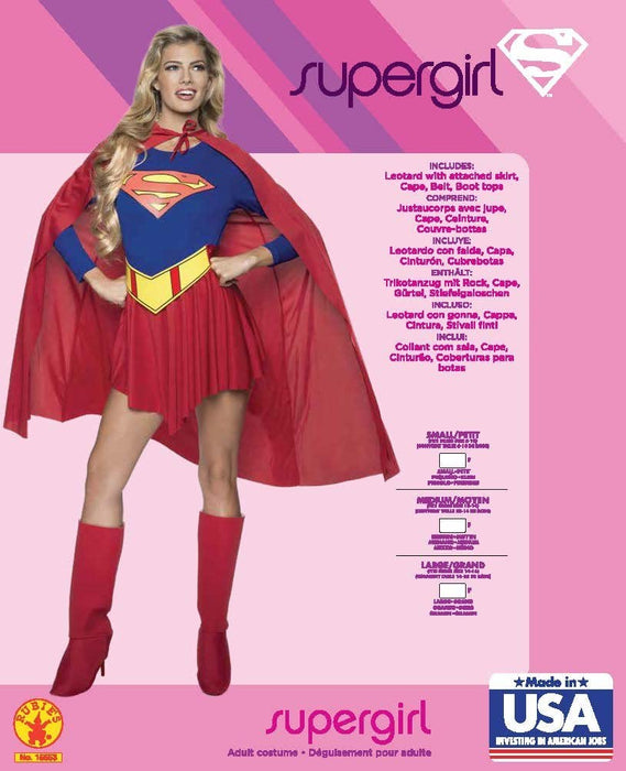 Rubie's Official DC Comics Super Girl Ladies Costume, Adult Superhero Fancy Dress