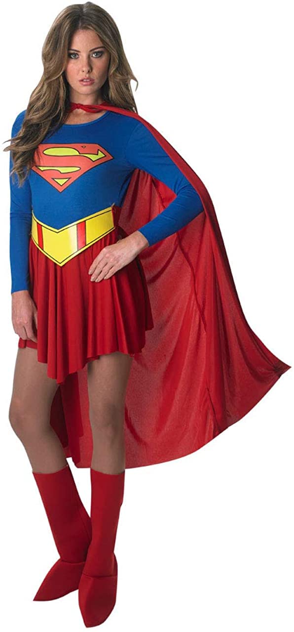 Rubie's Official DC Comics Super Girl Ladies Costume, Adult Superhero Fancy Dress