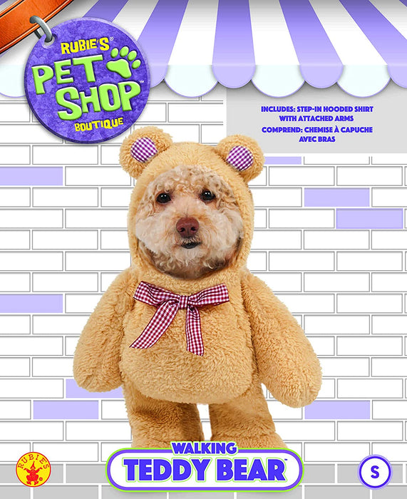 Official Rubie's Walking Teddy Bear Pet Costume, Size X-Large Halloween Halloween