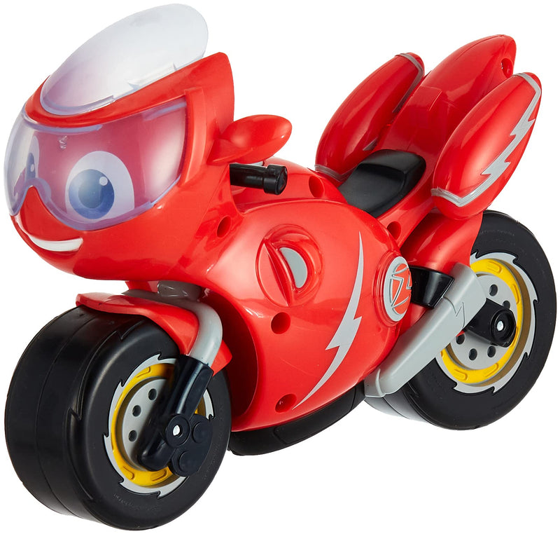TOMY Ricky Zoom Lights & Sounds Ricky Motorbike Toy, Large Toy Motorcycle with 8 Sounds and Phrases, Action Figures for Boys, Free-Wheeling Kids Motorbike Toys for 3 Year Old Boys and Girls +