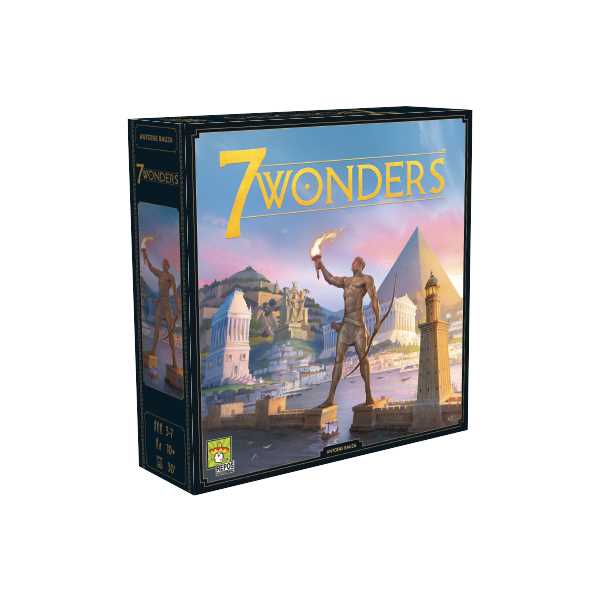 Repos Production, 7 Wonders 2nd Edition, Board Game, Ages 10+, 3-7 Players, 30 Minutes Playing Time