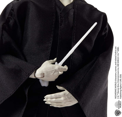 Harry Potter Collectible Doll 2-Pack, Gift Set with 12-inch Voldemort Doll and 10.5-inch Harry Potter Doll, with Film-Inspired Fashions and Wands, Gift for 6 Year Olds and Up