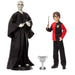 Harry Potter Collectible Doll 2-Pack, Gift Set with 12-inch Voldemort Doll and 10.5-inch Harry Potter Doll, with Film-Inspired Fashions and Wands, Gift for 6 Year Olds and Up
