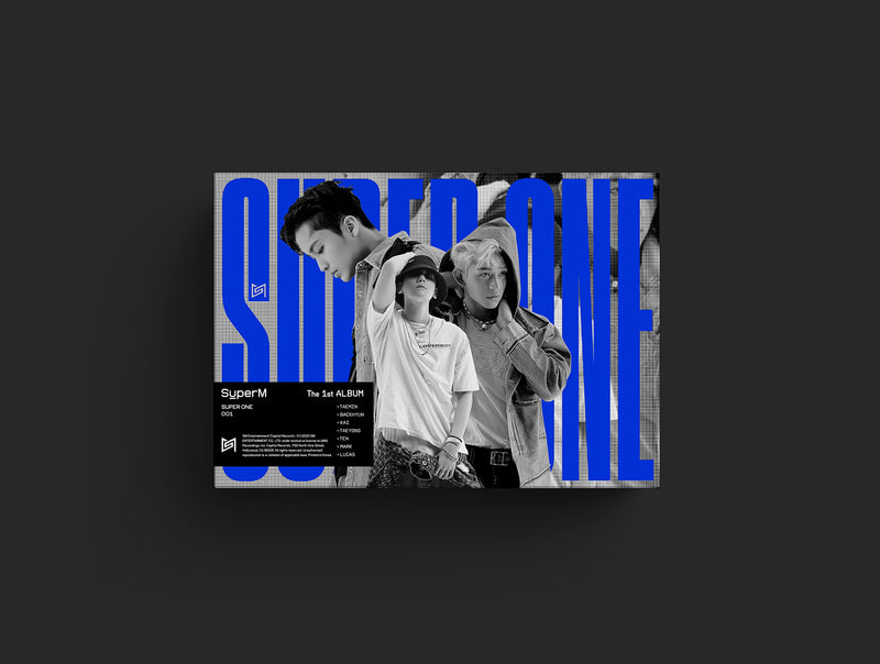 SuperM The 1st Album Super One (Unit B Ver. LUCAS & BAEHKYUN & MARK