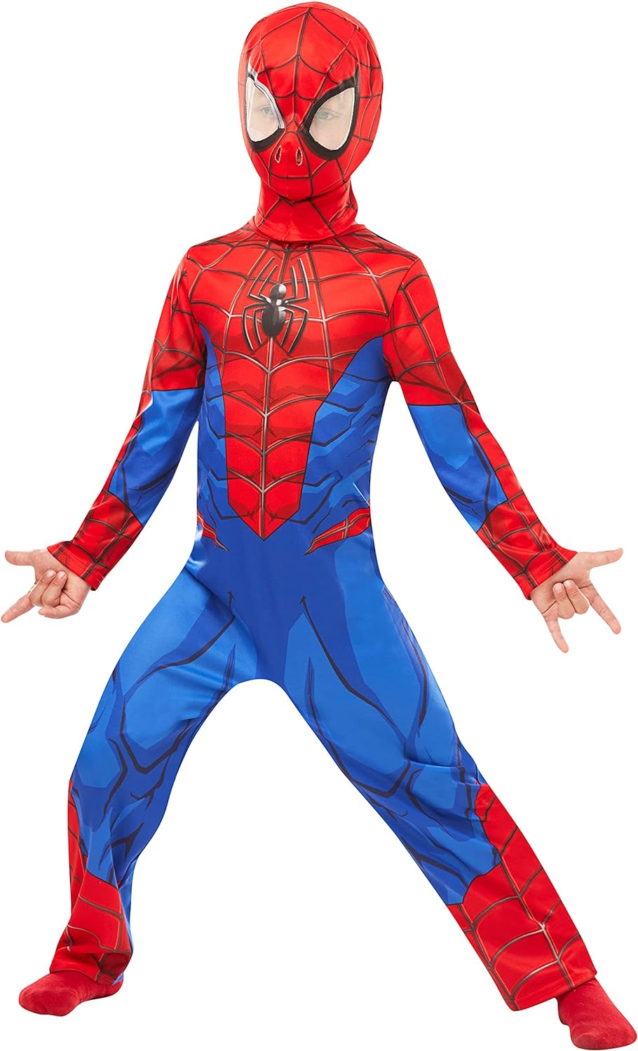 Rubie's Official Marvel Spider-Man Classic Childs Costume, Kids Superhero Fancy Dress