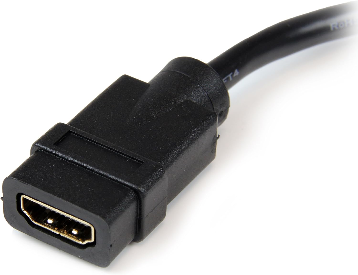 StarTech.com 8in HDMI to DVI-D Video Cable Adapter - HDMI Female to DVI Male - HDMI to DVI Dongle Adapter Cable (HDDVIFM8IN