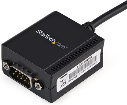 StarTech.com USB to Serial Adapter - 1 port - USB Powered - FTDI USB UART Chip - DB9 (9-pin) - USB to RS232 Adapter (ICUSB2321F