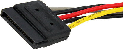 StarTech.com PYO2SATA 6 Inch SATA Power Y Splitter Cable Adapter, M/F, Power Splitter, SATA Power (M) to SATA Power (F), 6 Inch