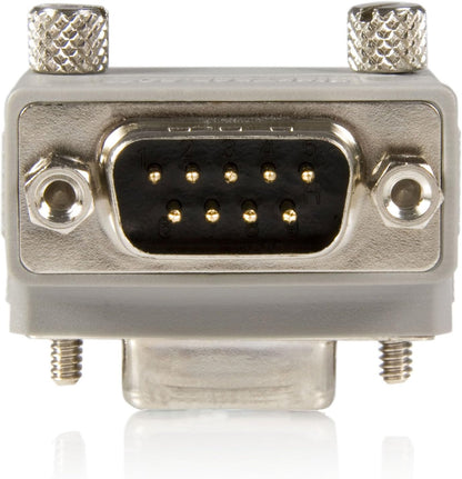 StarTech.com Right Angle DB9 to DB9 Serial Cable Adapter Type 1 - M/F - Serial adapter - DB-9 (M) to DB-9 (F) (GC99MFRA1